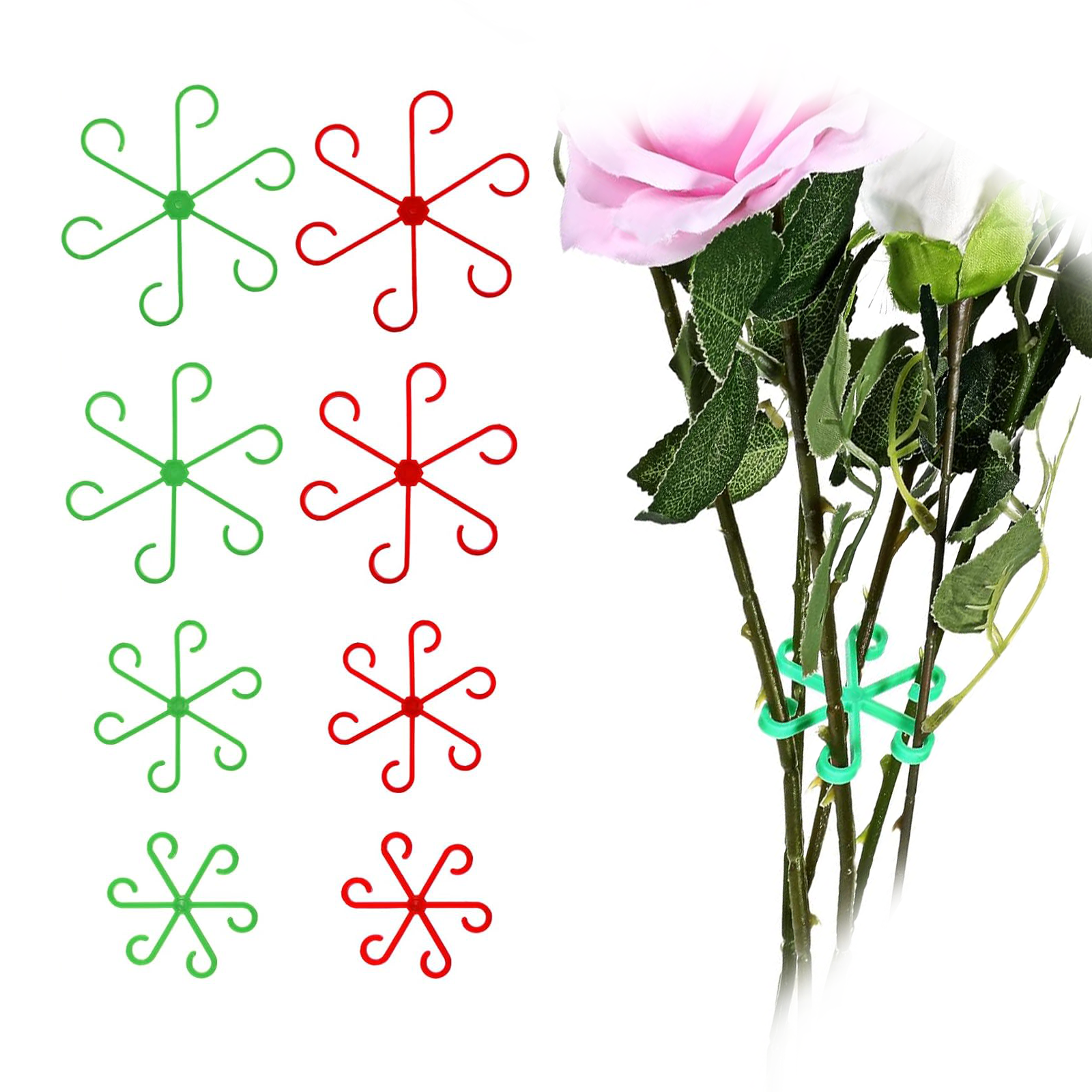 Vine Climbing Plastic - Adjustable Plant Support Stakes Heavy Duty
