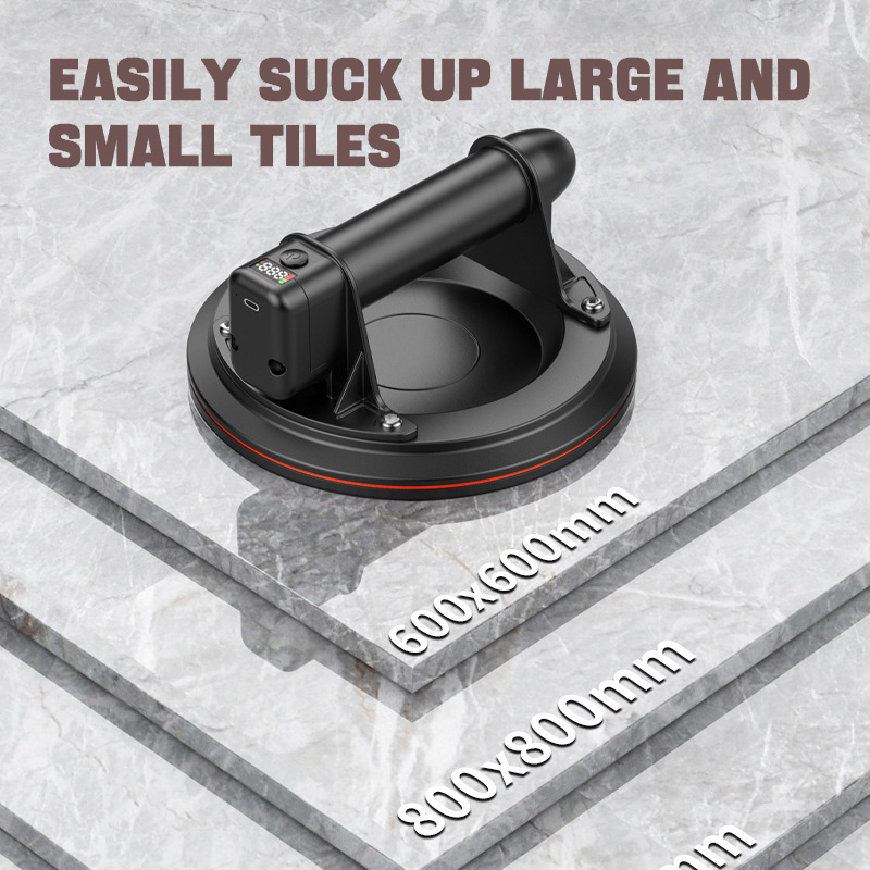 Ceramic Tile Floor - Electric Vacuum Suction Cup 8 Inch
