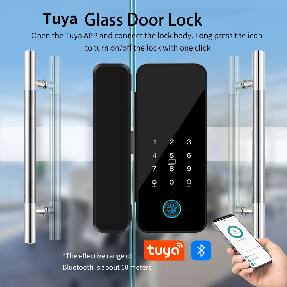B16 Tuya APP Bluetooth Glass D - Glass Door Hinge のレビューと価格