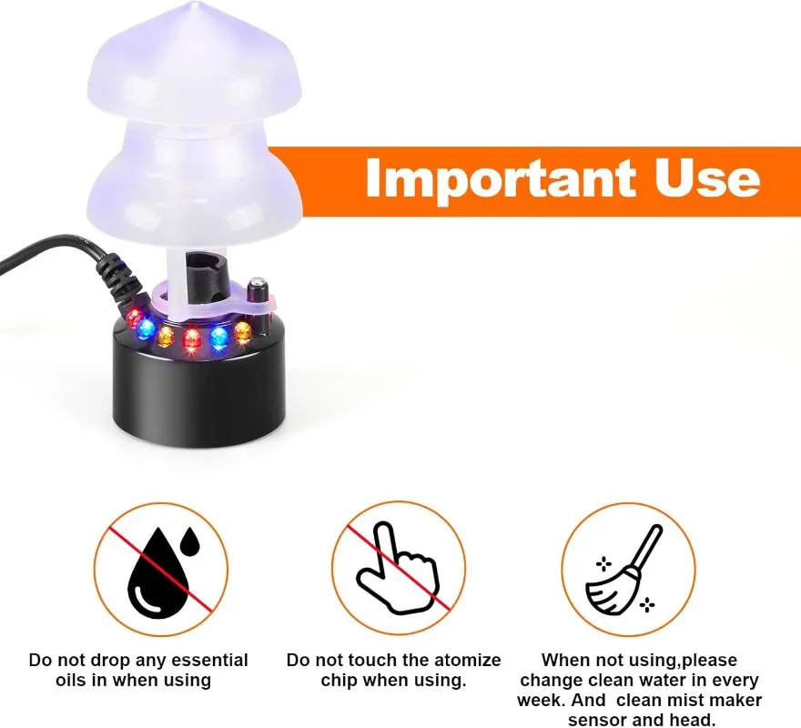 Ultrasonic Atomizer Mist Maker - Terrarium Fogger Ultrasonic のレビューと価格