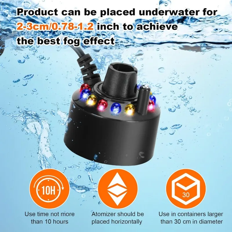 Ultrasonic Atomizer Mist Maker - Terrarium Fogger Ultrasonic のレビューと価格