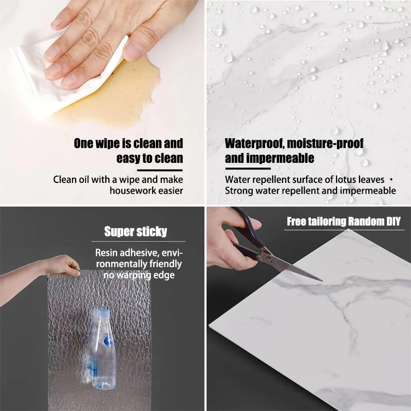 30cm*60cm Imitation Marble Til - Pvc Panel Background のレビューと価格