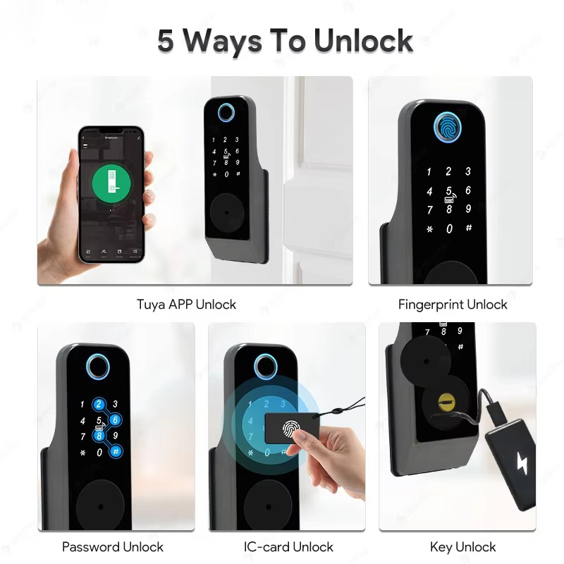 Waterproof Fingerprint Lock Tu - Glass Door Hinge のレビューと価格