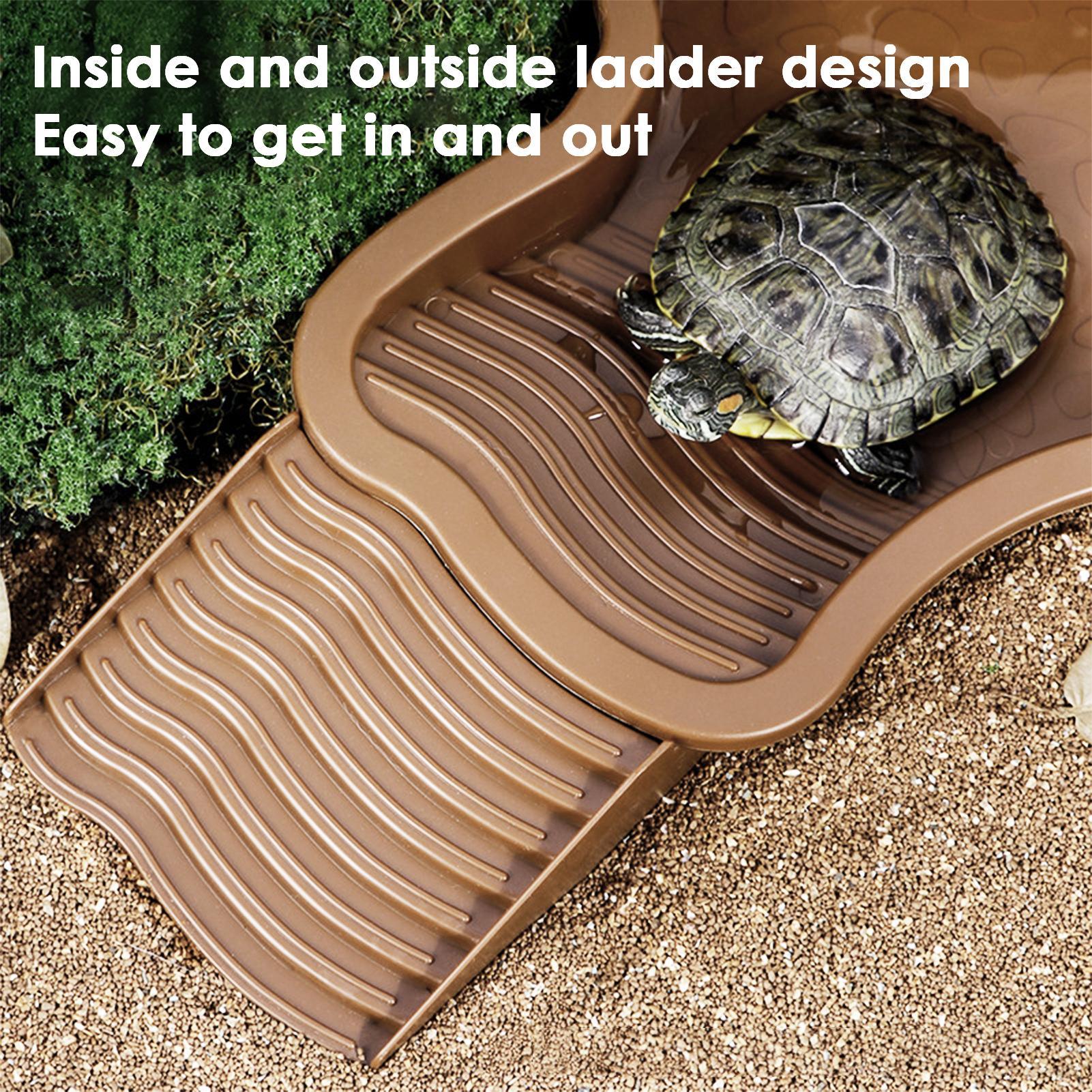 Reptile Bathing Pool with Ramp - Water Dish Reptile のレビューと価格