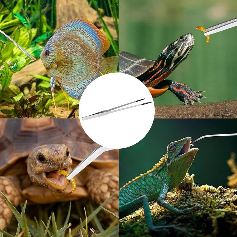 Extra Long Reptile Feeding Ton - Feeding Tong Stainless のレビューと価格