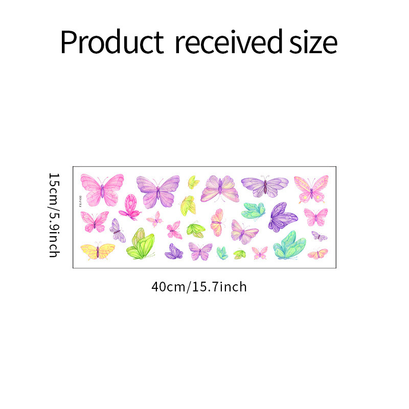 Romantic butterfly Wall Sticke - Pvc Panel Background のレビューと価格