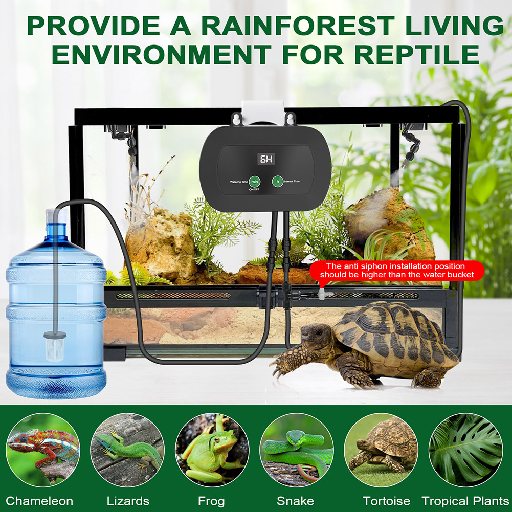 Automatic Reptile Mist Sprinkl - Misting Nozzle Reptile のレビューと価格