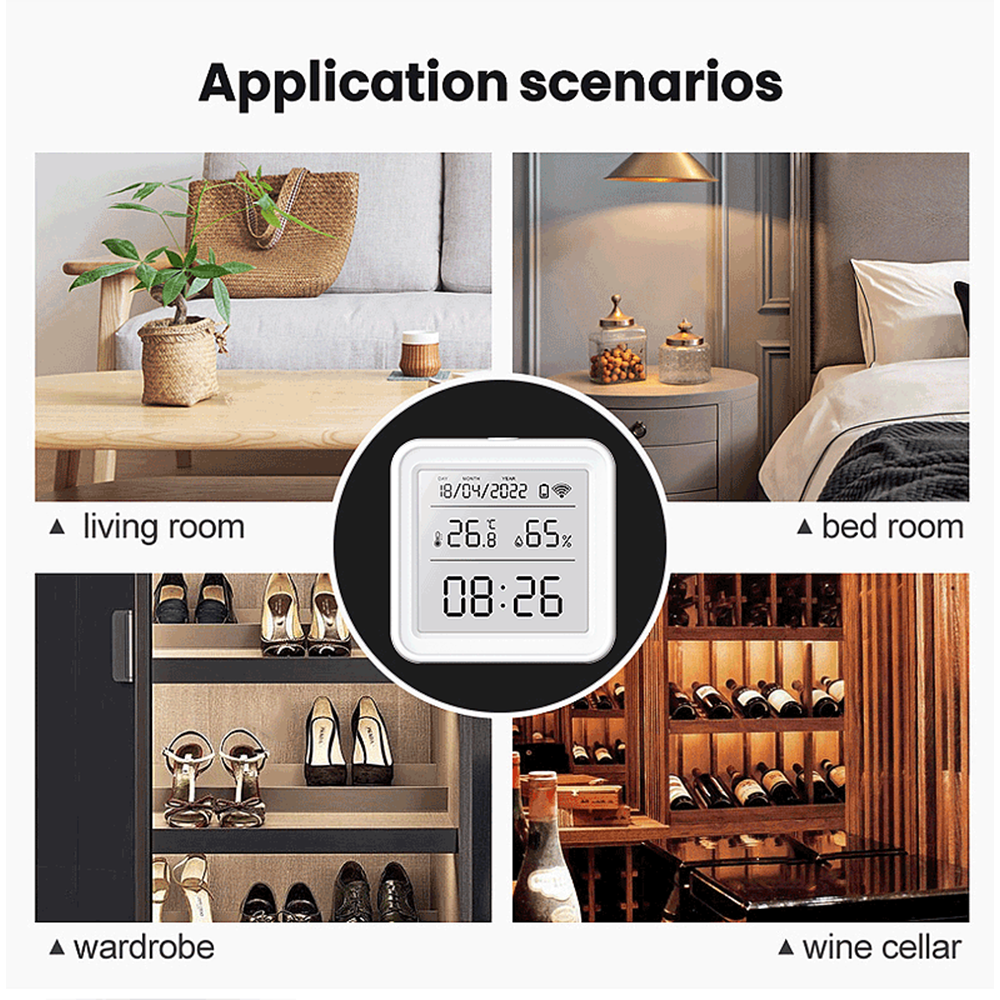 Tuya WIFI Temperature Humidity - Digital Hygrometer Probe のレビューと価格