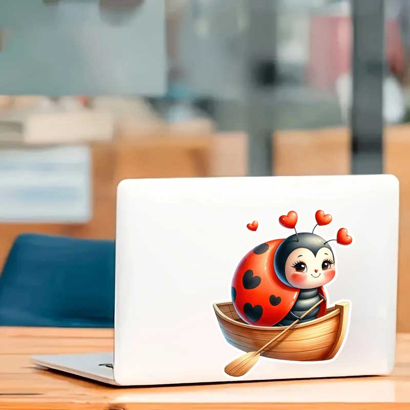 Cute Ladybug Wall Stickers Liv - Pvc Panel Background のレビューと価格
