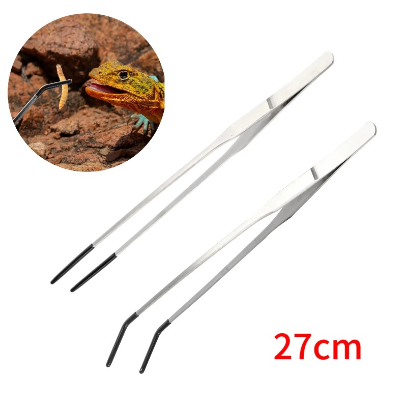 2Pcs Stainless Steel Tweezers  - Feeding Tong Stainless のレビューと価格