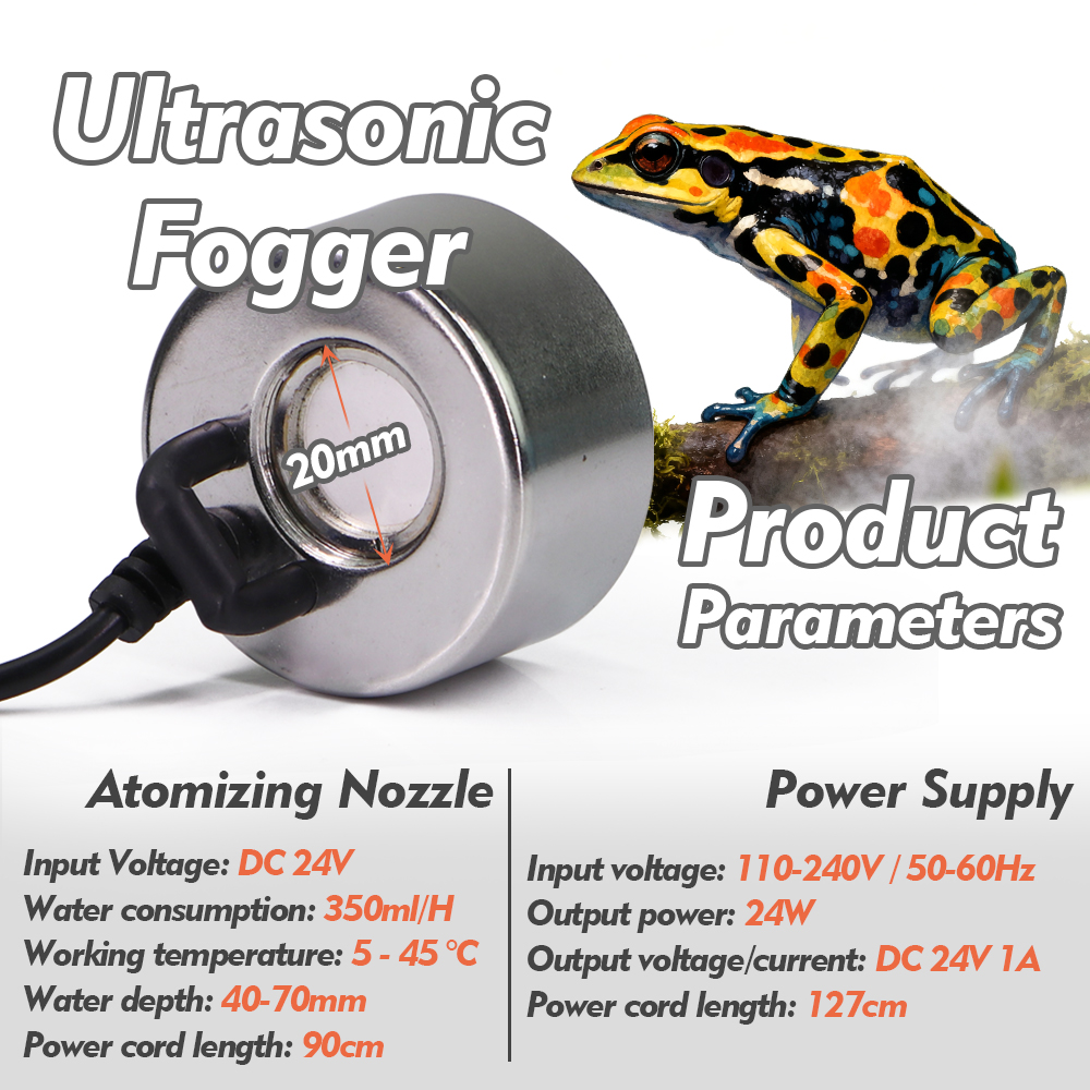 110-240V Ultrasonic Fogger w/  - Terrarium Fogger Ultrasonic のレビューと価格