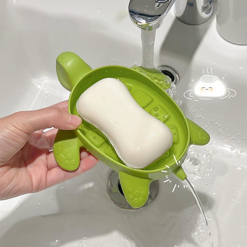 Turtle Drain Soap Box  Cartoon - Water Dish Reptile のレビューと価格