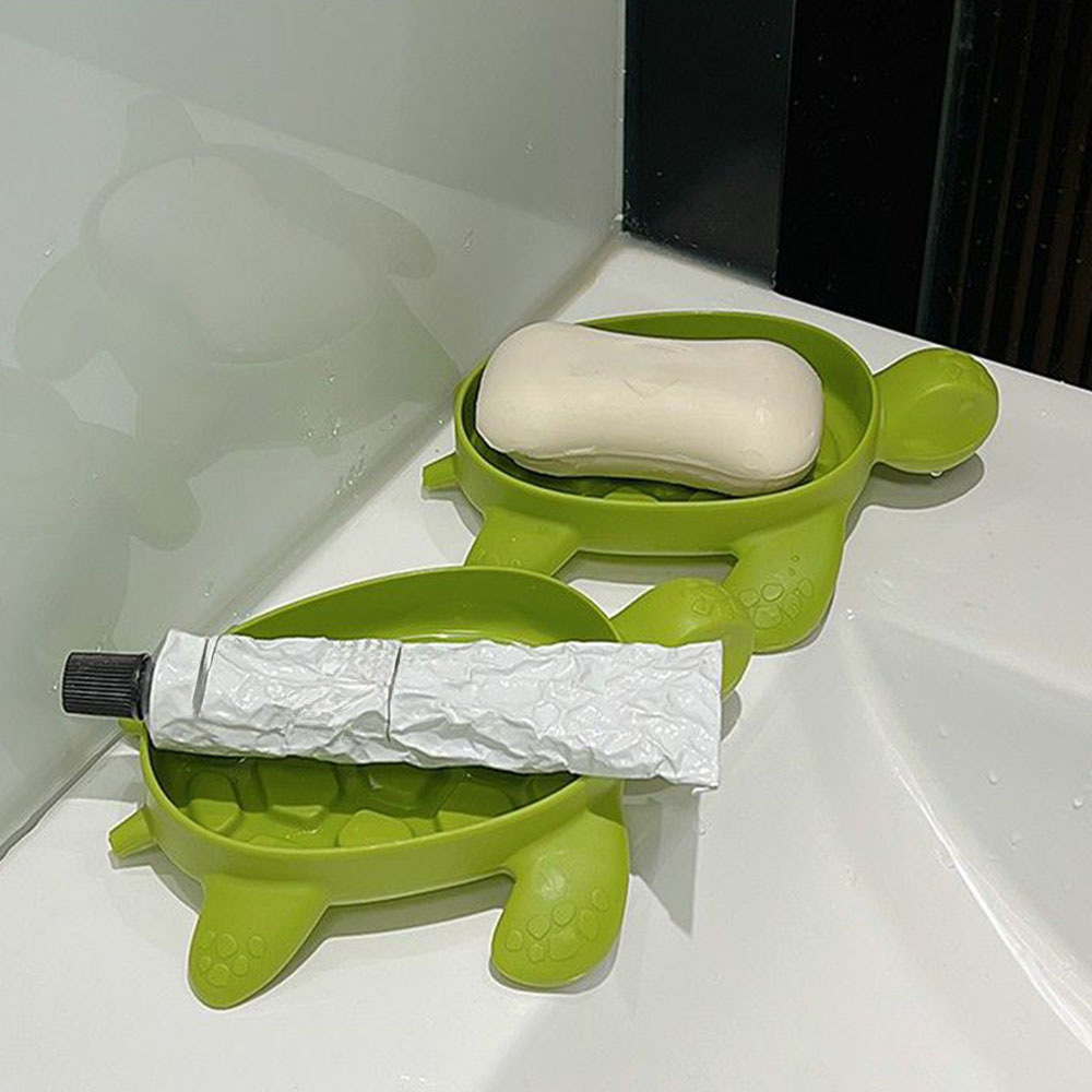 Turtle Drain Soap Box  Cartoon - Water Dish Reptile のレビューと価格