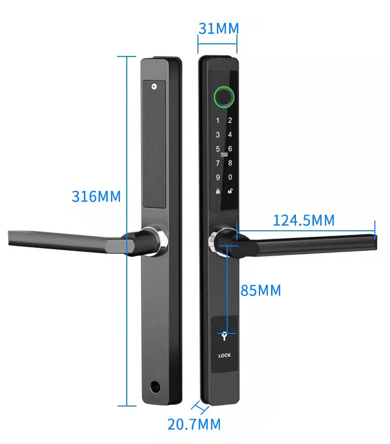 ZHDCOOKEY Biometric Digital Do - Glass Door Hinge のレビューと価格