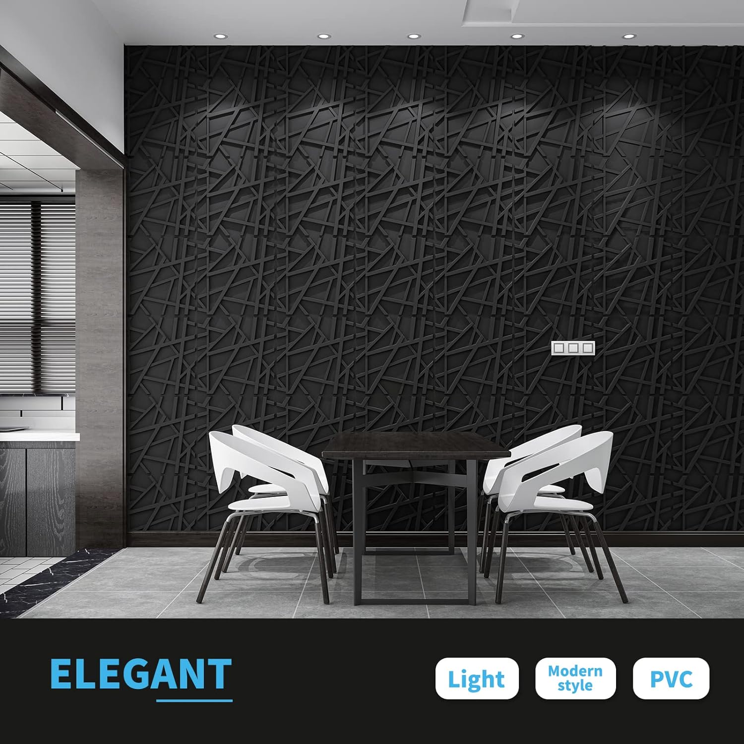 19.7x19.7in PVC Wall Panel Str - Pvc Panel Background のレビューと価格