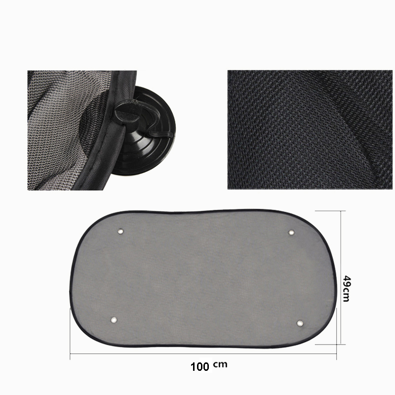 1pc Car Rear Window Sun Shades - Screen Top Mesh のレビューと価格
