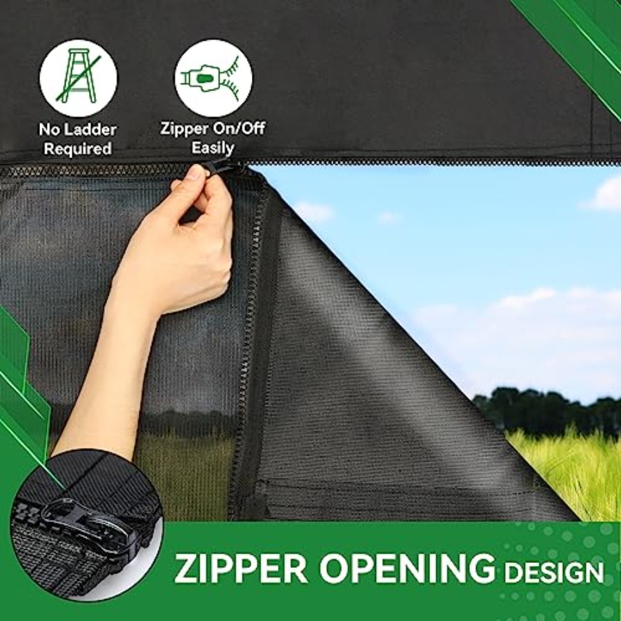RV Awning Shade Screen 9' x 15 - Screen Top Mesh のレビューと価格