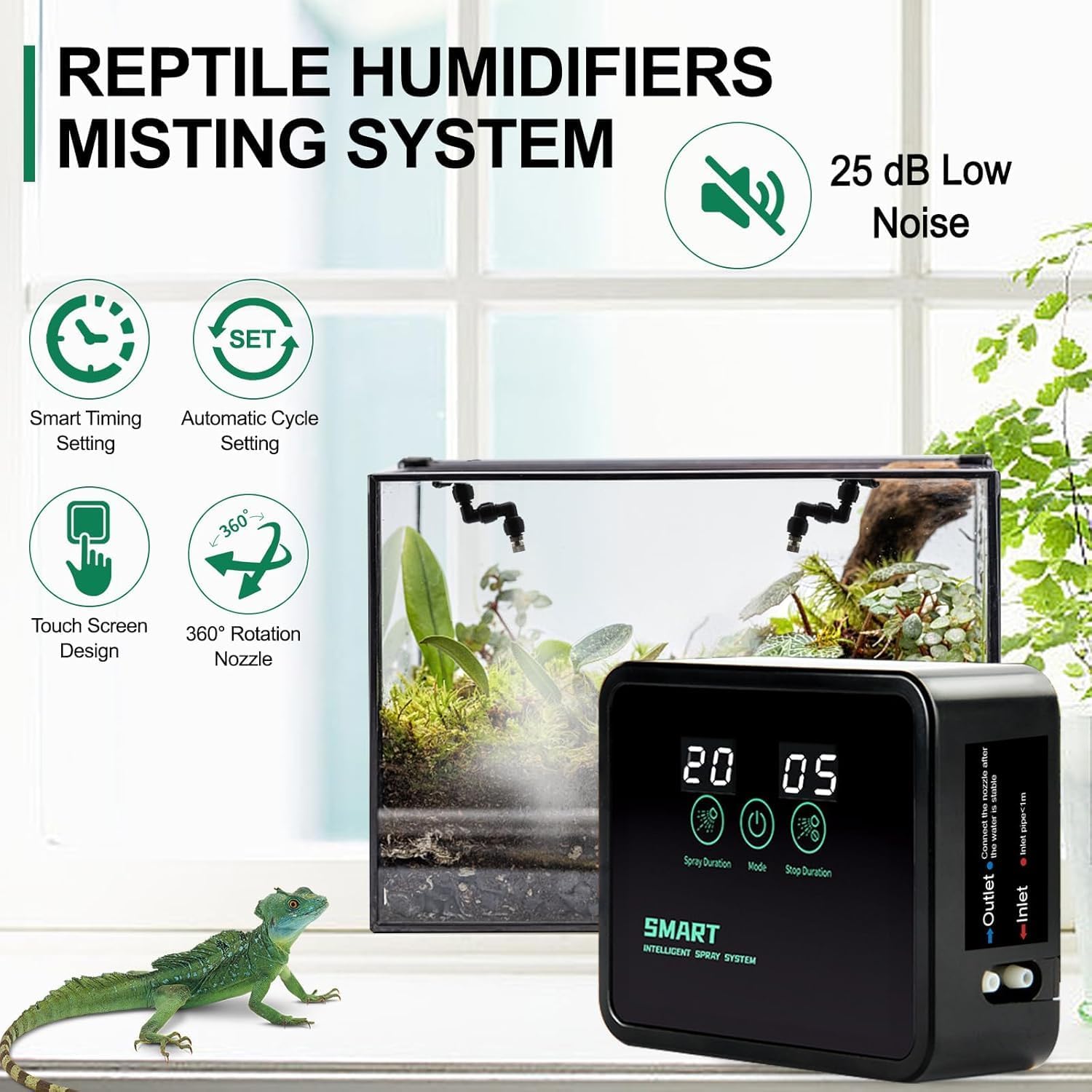 Reptile Humidifiers Smart Mist - Misting Nozzle Reptile のレビューと価格