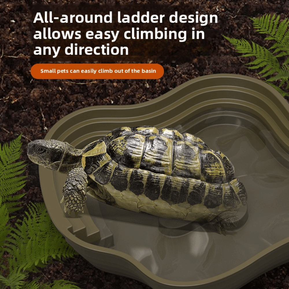 New Plastic Turtle Water Basin - Water Dish Reptile のレビューと価格