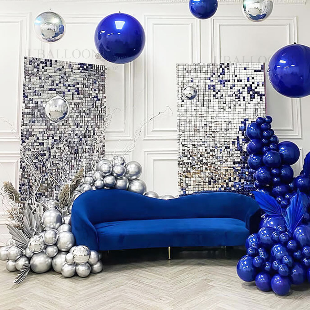 Silver Sequin Wall Backdrop Pa - Pvc Panel Background のレビューと価格