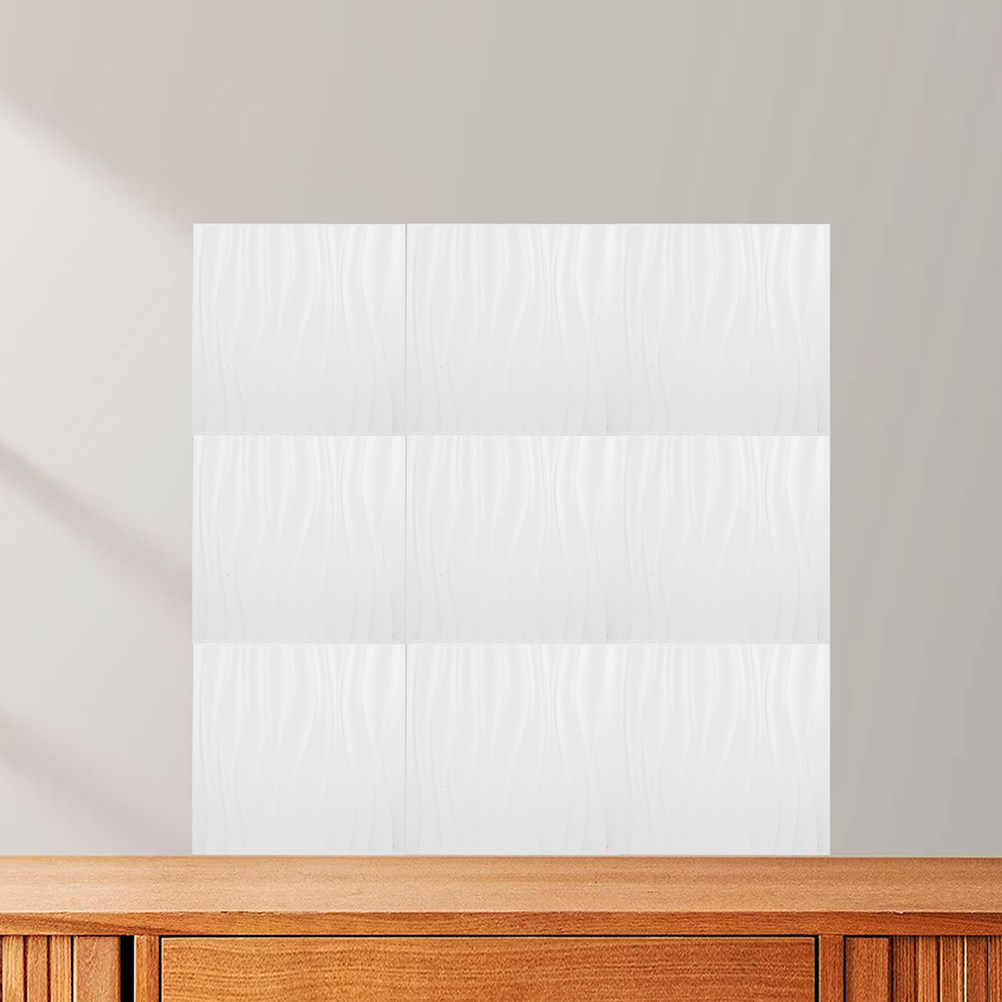 3Pcs 3D Wall Panels PVC Plasti - Pvc Panel Background のレビューと価格